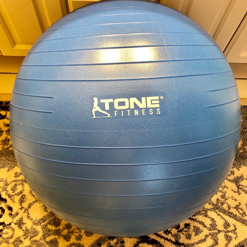 Blue TONE Exercise Fitness Ball 65CM EUC